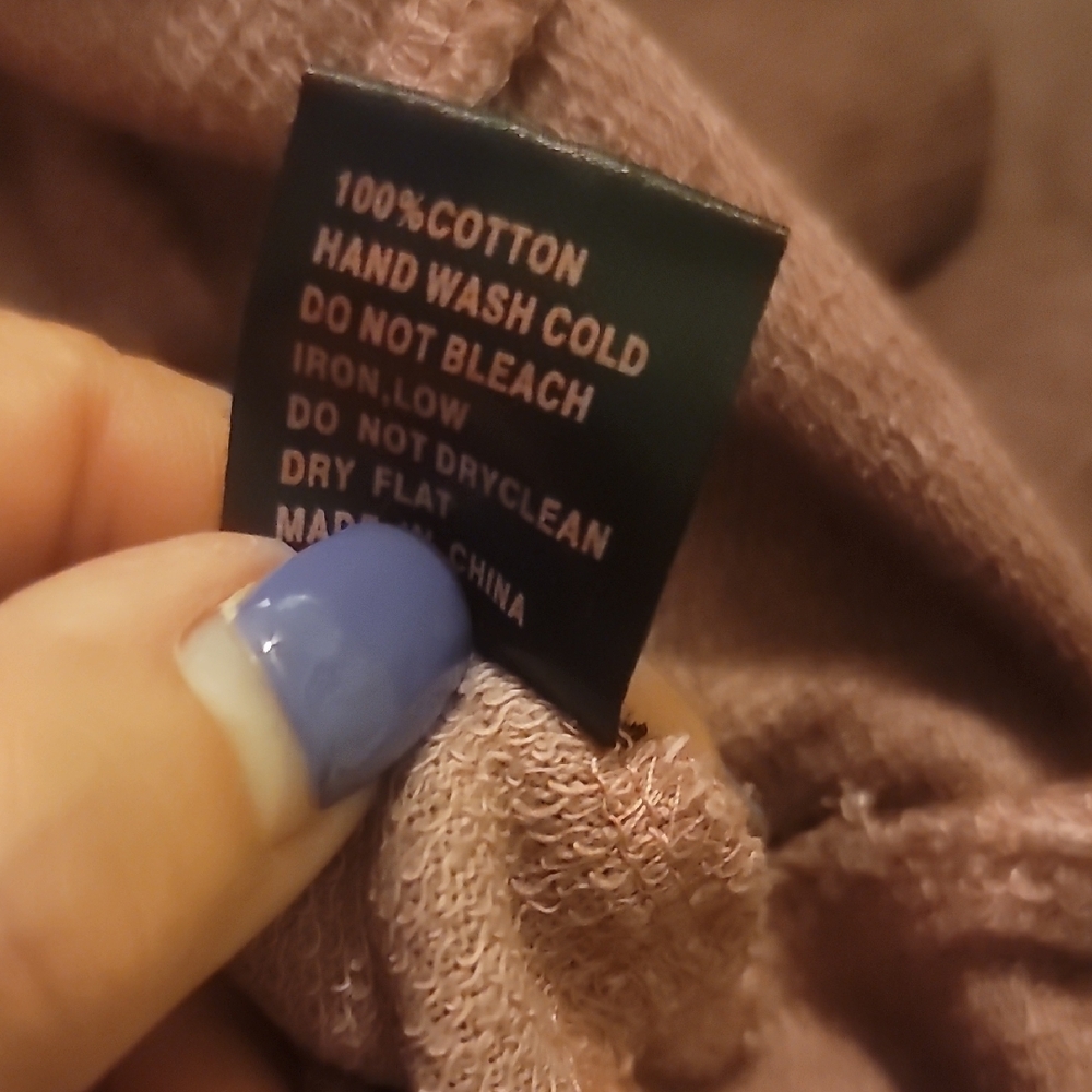 NWOT POL Warm Maroon Midi Full Zip Hoodie - Picture 8 of 9